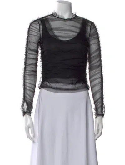Pre-owned Dior 2023 Silk Top In Black