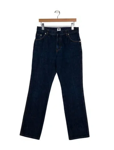 Pre-owned Dior 2023 Straight Leg Jeans In Blue