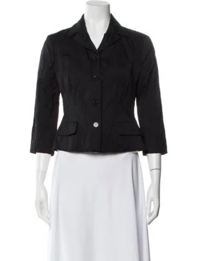Pre-owned Dior 2023 Striped Blazer In Black