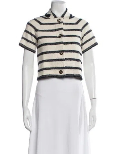Pre-owned Dior 2023 Striped Jacket In Neutrals
