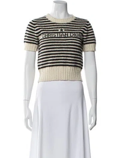 Pre-owned Dior 2023 Striped Sweater In Neutral