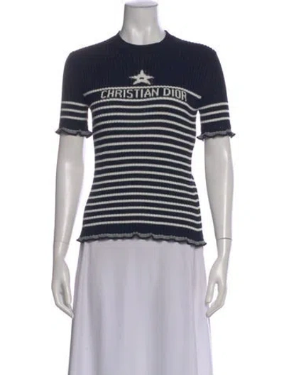 Pre-owned Dior 2023 Striped Top In Neutral