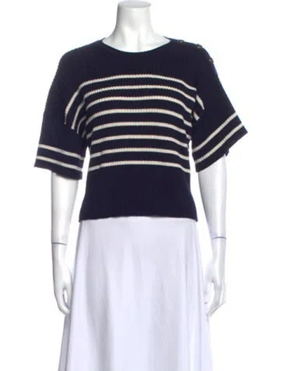 Pre-owned Dior 2023 Virgin Wool Sweater In Blue