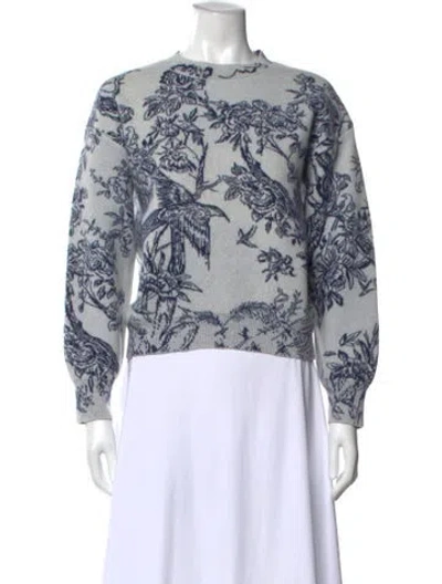 Pre-owned Dior 2023 Virgin Wool Sweater In Gray