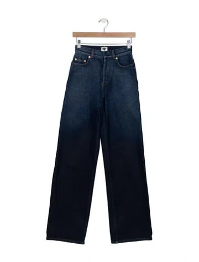 Pre-owned Dior 2023 Wide Leg Jeans In Blue