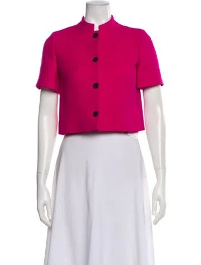 Pre-owned Dior 2023 Wool Evening Jacket In Pink