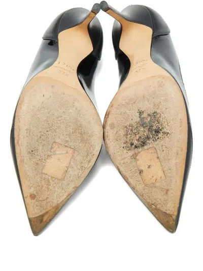 Pre-owned Dior 2024 100mm Suede Pumps In Black