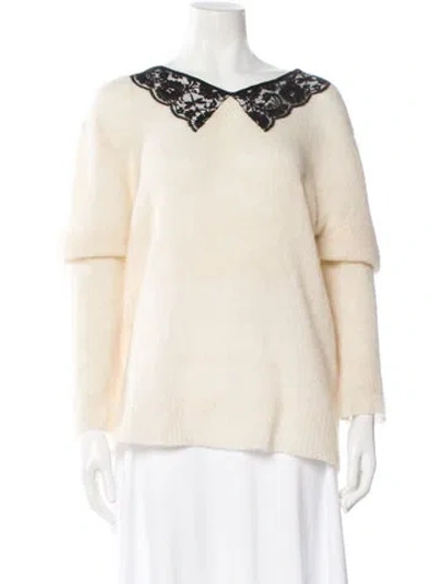 Pre-owned Dior 2024 Alpaca Sweater W/ Tags In Neutral