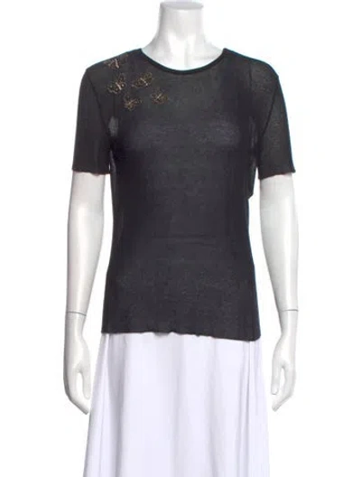Pre-owned Dior 2024 Graphic Print T-shirt In Black