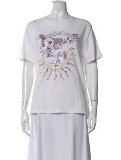 Pre-owned Dior 2024 Graphic Print T-shirt In Neutral