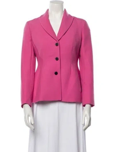 Pre-owned Dior 2024 Hourglass Blazer In Pink