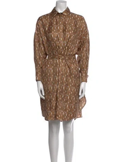 Pre-owned Dior 2024 Knee-length Dress In Neutral