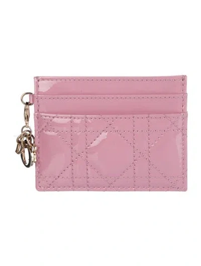 Pre-owned Dior 2024 Lady  Card Holder In Pink