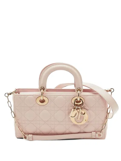Dior 2024 Lady D-joy Cannage Tote Bag In Neutral