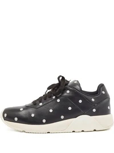 Pre-owned Dior 2024 Leather Sneakers In Black