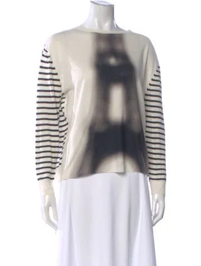 Pre-owned Dior 2024 Linen Sweater In Neutral