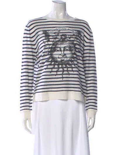 Pre-owned Dior 2024 Linen Sweater In Neutral