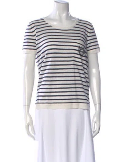 Pre-owned Dior 2024 Linen Sweater In White