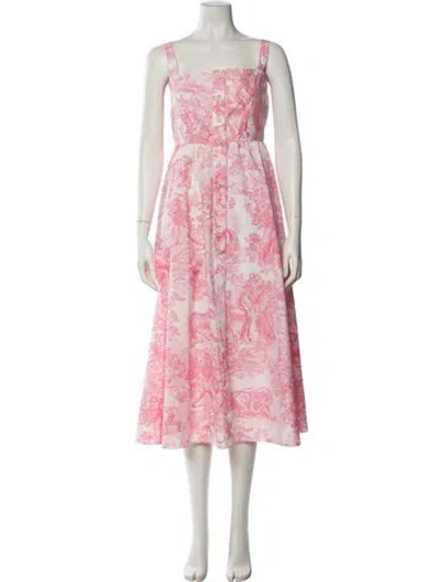 Pre-owned Dior 2024 Long Dress In Pink