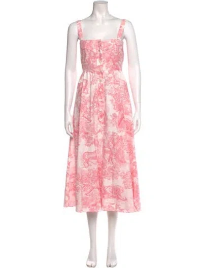 Pre-owned Dior 2024 Long Dress In Pink