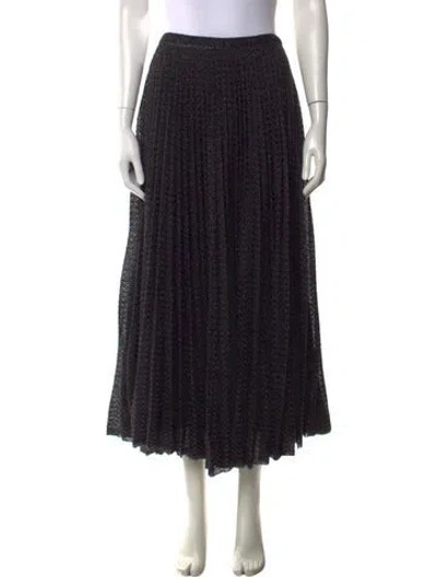 Pre-owned Dior 2024 Long Skirt W/ Tags In Black
