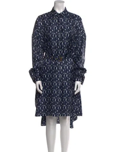 Pre-owned Dior 2024 Midi Length Dress In Blue