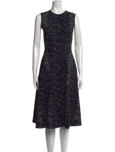 Pre-owned Dior 2024 Midi Length Dress In Gray