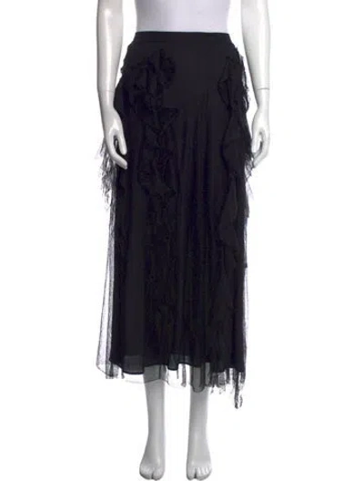 Pre-owned Dior 2024 Midi Length Skirt In Black