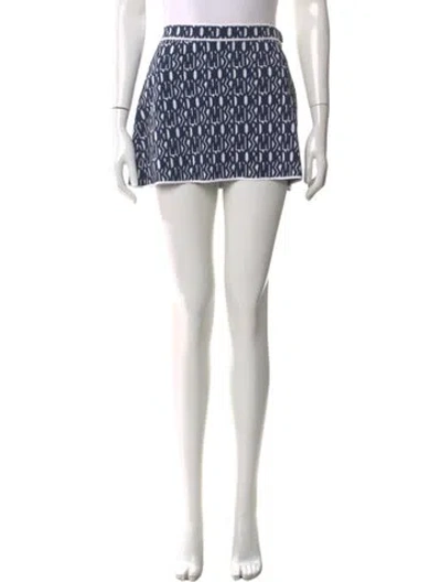Pre-owned Dior 2024 Mini Skirt In Blue