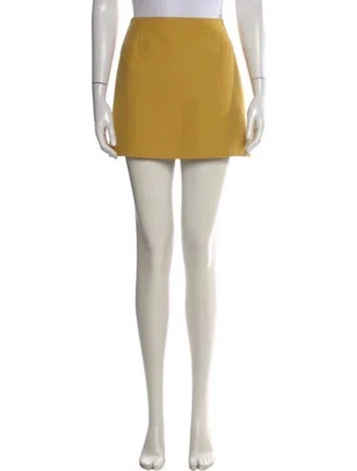 Pre-owned Dior 2024 Mini Skirt In Yellow