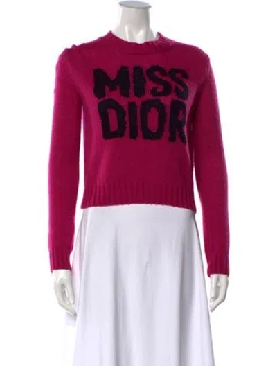 Pre-owned Dior 2024 'miss ' Sweater W/ Tags In Pink