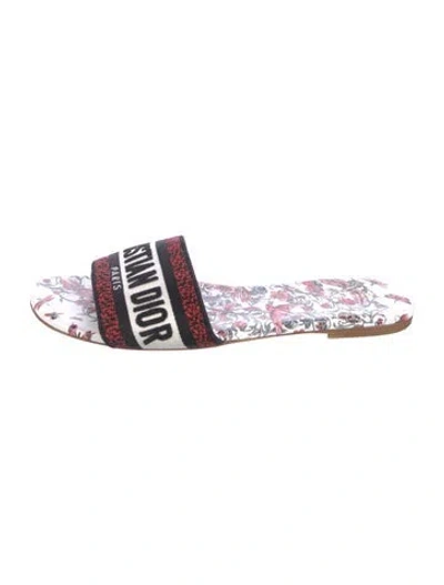 Pre-owned Dior 2024 Printed Slides In Multi