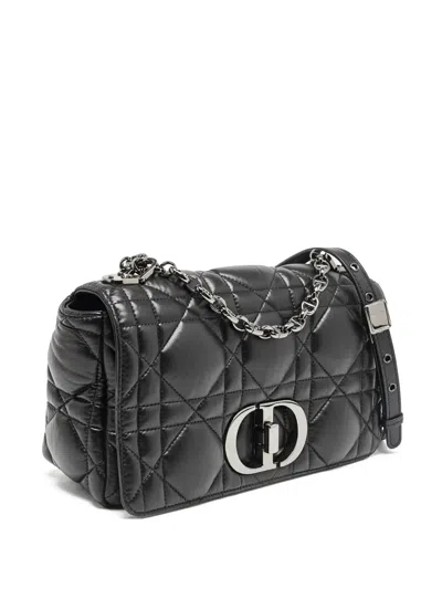 Pre-owned Dior 2024 Quilted Chain Bag In Black