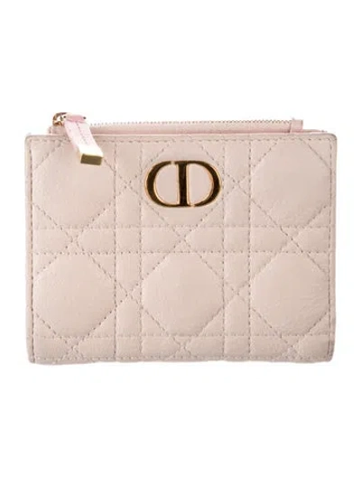 Pre-owned Dior 2024 Signature Logo Wallet In Pink