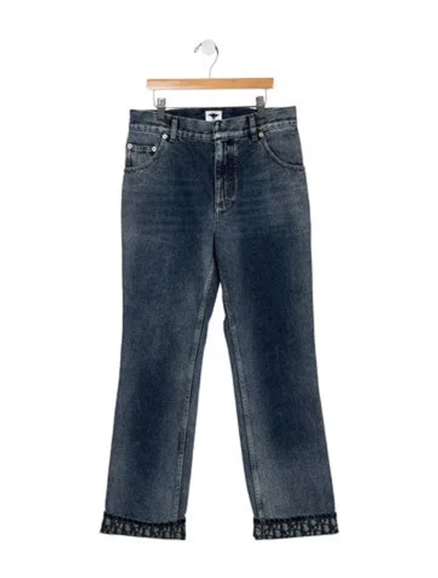 Pre-owned Dior 2024 Straight Leg Jeans In Blue