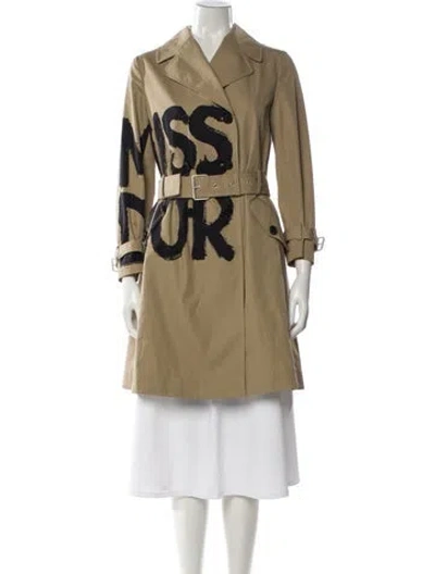 Pre-owned Dior 2024 Trench Coat In Neutral