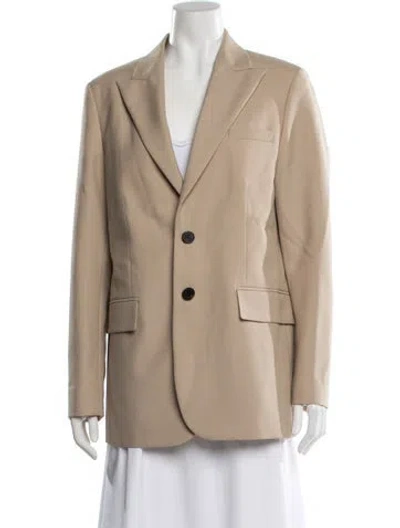 Pre-owned Dior 2024 Virgin Wool Blazer In Neutral