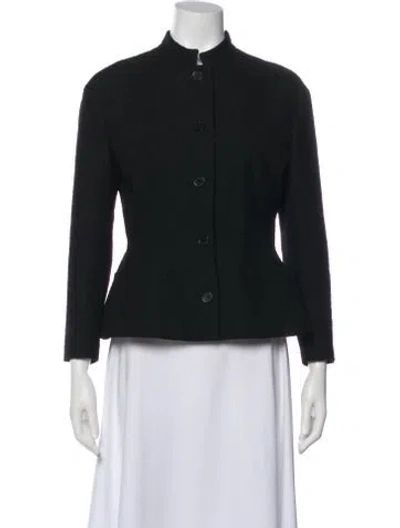 Pre-owned Dior 2024 Virgin Wool Jacket In Black