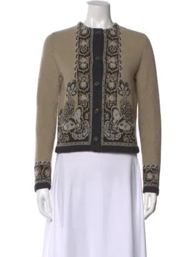 Pre-owned Dior 2024 Virgin Wool Sweater In Brown