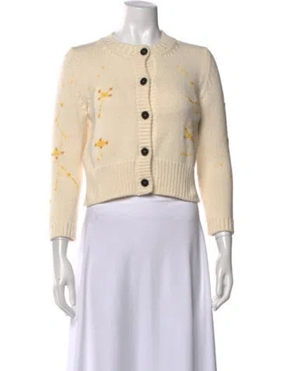 Pre-owned Dior 2024 Virgin Wool Sweater In Neutral