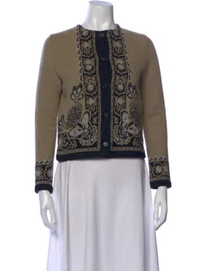 Pre-owned Dior 2024 Virgin Wool Sweater In Neutrals