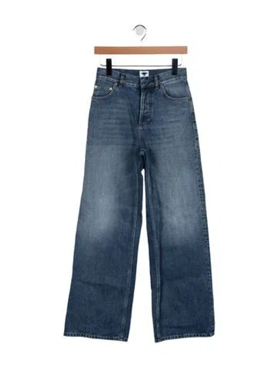 Pre-owned Dior 2024 Wide Leg Jeans In Blue