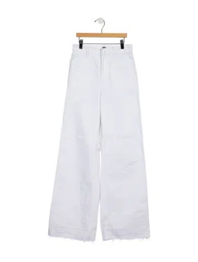 Pre-owned Dior 2024 Wide Leg Jeans In White