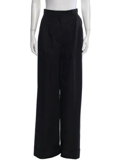 Pre-owned Dior 2024 Wide Leg Pants In Blue