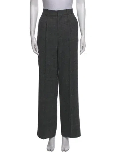 Pre-owned Dior 2024 Wide Leg Pants In Gray