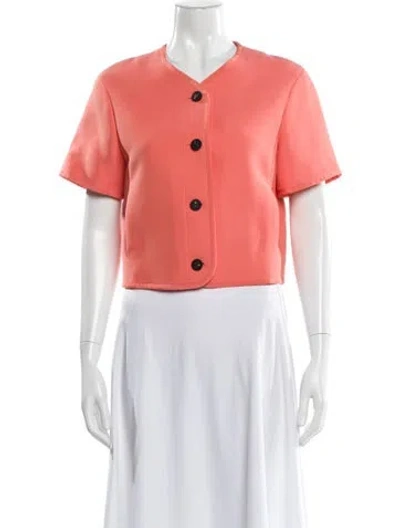Pre-owned Dior 2024 Wool Evening Jacket In Orange