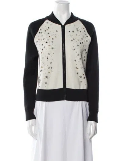 Pre-owned Dior 2025 Cashmere Bomber Jacket In Black