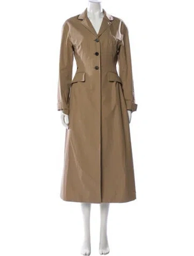 Pre-owned Dior 2025 Corseted Trench Coat W/ Tags In Neutral