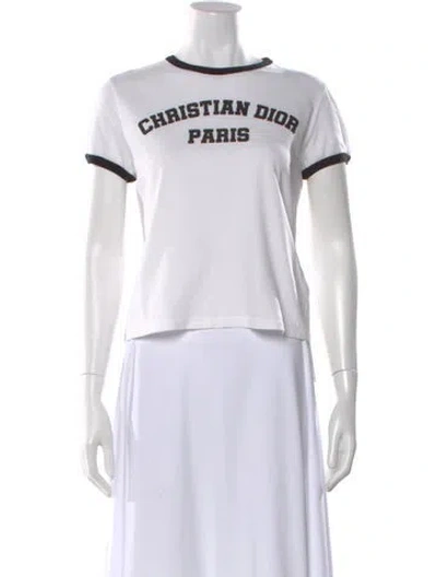 Pre-owned Dior 2025 Graphic Print T-shirt In Neutral