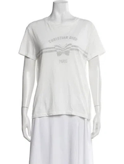 Pre-owned Dior 2025 Graphic Print T-shirt In Neutrals